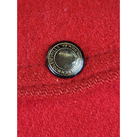 1940-50s Woolrich Red Wool Hunting Jacket Men's Sz 38 (M) - Picture 6 of 13